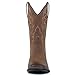 J's.o.l.e Men's Cowboy Boots Wide Square Toe Western Boots for Men Slip-Resistant Pull On Rodeo Boot Brown US 7