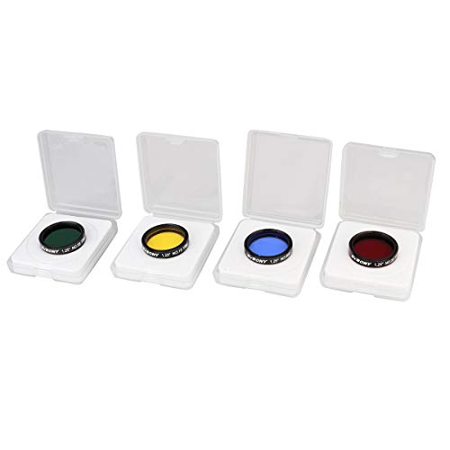 Svbony Sv127 Telescope Filter Eyepiece Filter Set 1.25 Inch For Telescope Eyepiece With Storage Case For Planetary Details Ideal Accessory #TOP6