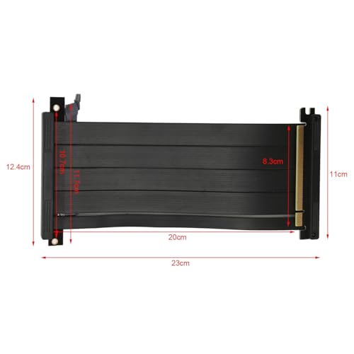 BAFOVY PCIE4.0 Riser Cable, Flexible 200mm Graphics Card Extension Cable with EMI Shielding, PCI Express Gen4 X16 for RTX 30 Series RX 6000 Series and Future GPUs - Image 7