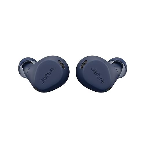 Jabra Elite 8 Active schnurlose In-Ear-Bluetooth-Kopfhörer mit adaptiver, hybrider aktiver Geräuschunterdrückung (ANC) und 6 eingebauten Mikrofonen, Wasser- und schweißresistent - Navyblau