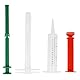 2 Pack Katze Pille Dispenser, Hund Tablette Feeder wiederverwendbare Haustier Medizin Spritze Fütterung Werkzeug für kleine Hunde Katzen Haustier Medizin Dispenser Pille Gun Dispenser Shooter