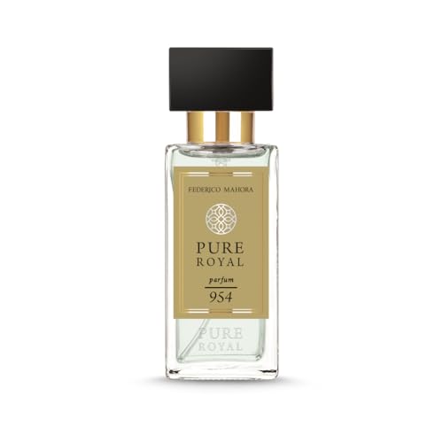 Perfume Pure Royal 954 Unisex 50 ml – Fragancia Floral Frutal con Grosella Negra, Pomelo, Bergamota y Rosa – Alta Concentración 20% – Alegre y Duradera