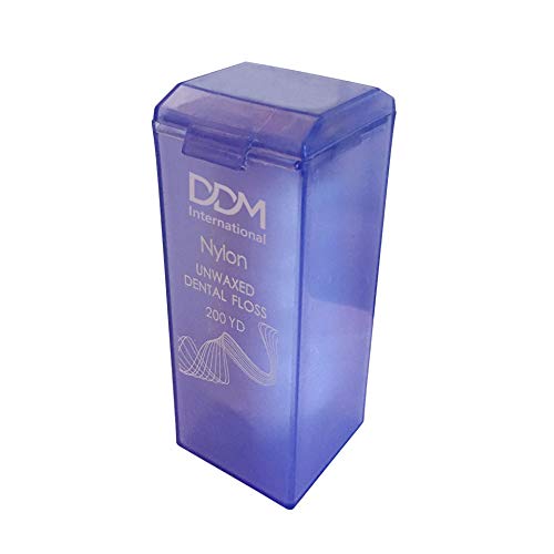 Dental Nylon Unwaxed Dental Floss With Dispenser Box (200 Yard) Ddm International #TOP1