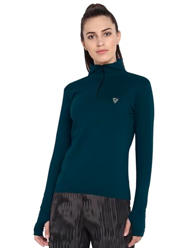Noble Monk Women's Comfort-Fit Activewear Regular Fit T-Shirt | Sports T-Shirt for Women Deal