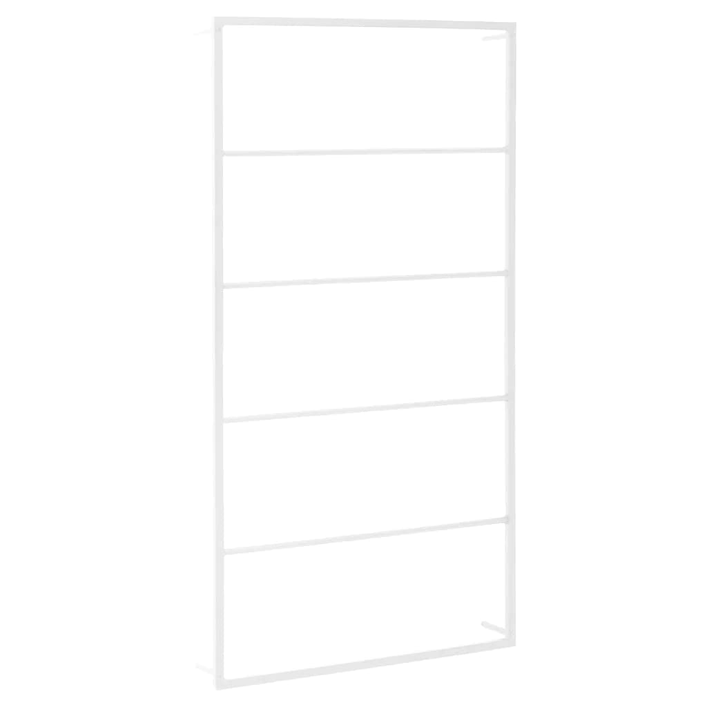 vidaXL Porte-Serviettes Blanc 60x10x116 cm Acier