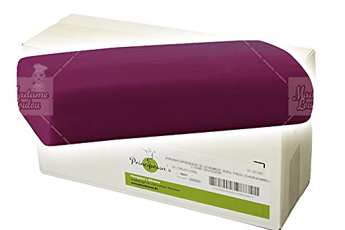MADAME LOULOU' Rollfondant, VIOLETT Glutenfreier und laktosefreier Fondant für essbare Tortendeko, Cupcakes, Kuchen und Torten ganz einfach verzieren, 10 x 1000 g Cover