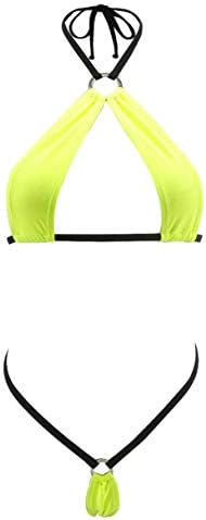 SHERRYLO Micro Bikini Extreme Sexy G String Bikinis Slutty Microkini Mini Thong Bathing Suit