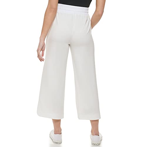 Calvin Klein Women's Washed French Terry Stretch Pants4