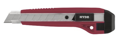 Hyde 42030 Auto-Lock Utility Knife with 3 18mm Snap-Off Blades