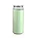ABUKE 16.9OZ(500ml) Disposable Juice Bottles 100 Pack - Plastic Sealable Can Cups with Lids for Boba, Smoothie, Drinking, Clear Beverage Container with Easy Open Lids