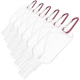 ERINGOGO Botellas de Spray Vacías de 50 Ml, 6 Piezas Pulverizador R20 y Gancho Botellas Rellenables de Plástico para Maquillaje y Viaje Exteriores Herméticas y Portátiles Color Aleatorio