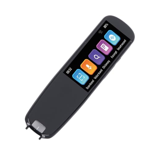 SENECESLI - Stylo de Lecture pour Dyslexie, Stylo Traducteur, Traducteur de Voix instantané, Lecteur de Stylo Numérique, Scanner de Stylo de Traduction pour étudiants Adolescents