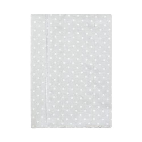 Image of Hudson Baby Unisex Baby Cotton Poly Flannel Burp Cloths, Lilac Elephants 7 Pack, One Size