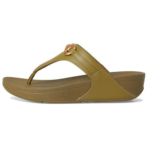 Image of FitFlop Lulu Chunky-Snaffle Leather Toe-Post Sandals