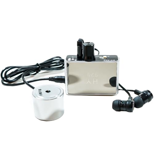 DECATRONIC Micrófono de pared profesional para escucha con sistema de filtros con segundo micrófono de aguja y salida de grabación ideal para casa oficina seguridad (HY929)