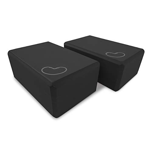 4インチのヨガブロック1個入りあるいは2個入りパック。X 6 インチ。x 9インチです。Bean ProductsTMの大きなサイズの高品質な4色。