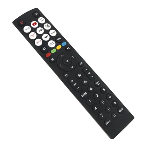 ERF2AD36H Ersetzte Sprach Fernbedienung Passend für Hisense E7 E7-Pro QLED TV 55E7NQ-Pro,65E7NQ-Pro,75E7NQ-Pro,85E7NQ-Pro,55E7NQ 100E7NQ 43E7NQ 50E7NQ 58E7NQ 65E7NQ 75E77NQ