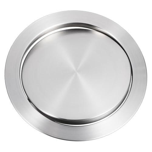 DECORNIJIA Bidone Immondizia in Acciaio Inossidabile Copertura Integrata Ribalta per Cucina e Bagno Sostituzione Facile e Antiodore per Contenitori Incassati