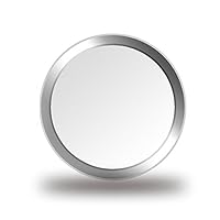 CELLBEE 2X Home Button Touch ID Sticker Geeignet Für iPhone iPad Home Button Aufkleber Weiß Silber Ring 2.0 - Erhöhung iPhone 6 6s 7 8 Plus SE 2020 iPad Air Mini Panzergläs