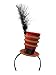 Nicky Bigs Novelties Adult Ringmaster Hat Headband Circus Carnival Ring Leader Lion Tamer Mini Ring Master Majorette Toy Soldier Top Hats Costume Accessory