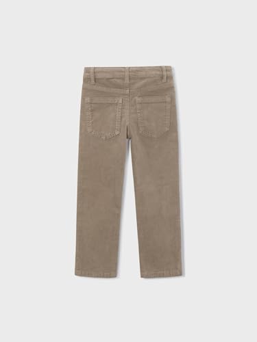 Mayoral Basic Cord Trousers for Boys Tahini2