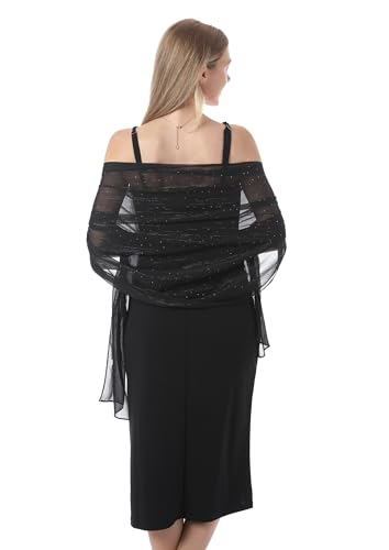 Women's Shawls and Wraps for Evening Dresses Sparkling Wedding Scarf Bridesmaid Scarves
