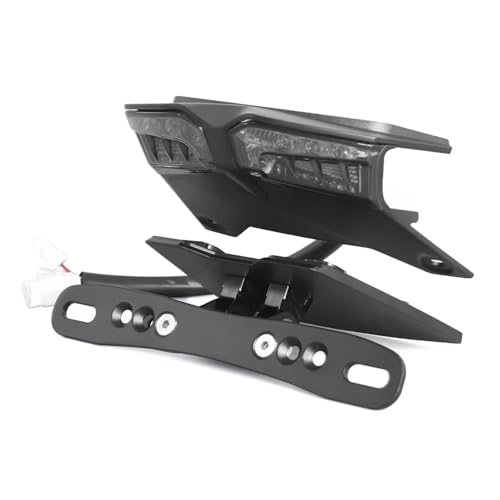 Support de plaque immatriculation Suzuki GSX-8S en aluminium aéronautique avec feu intégré