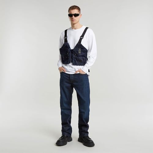 G-STAR Raw - Mens Dakota Regular Straight Jeans, Color Worn in Frisian Night, Size: 32W x 34L4