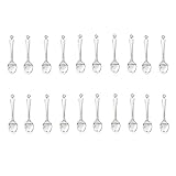Exceart Tiny Spoon 20pcs Spoon Charms Spoon Pendants Tableware Charms DIY Jewelry Antique Pendants for Craft Necklace Jewelry Making Decorating Mini Spoons