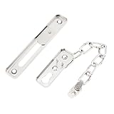 TüRschloss Kette Verdickter Edelstahl-Sicherheitsriegel, Sicherheitsschutzkette for Türen, for Schlafzimmer, Hotels und Privatunterkünfte