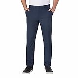 Greg Norman Men's ML75 Performance Classic Pant (Navy, 40W x 34L)