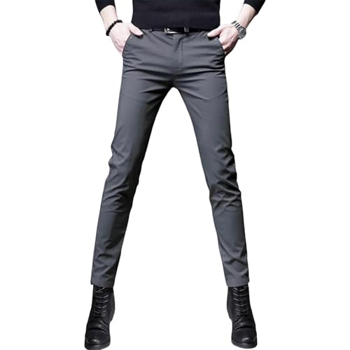 Pantalon de costume décontracté pour homme slim et léger