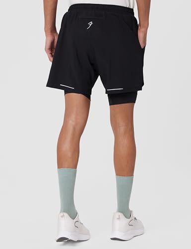 Image of FUAARK 2 in 1 Compression Shorts for Men for Gym, Sports, Running & Cycling Activities with Pocket