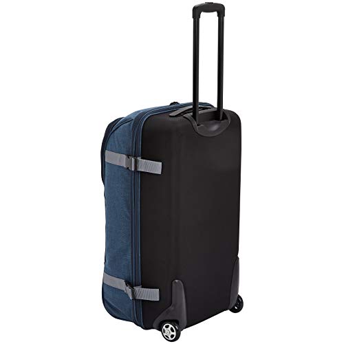 Amazon Basics Rolling Travel Duffel Bag Luggage with Wheels, Large, Green