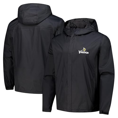 Image of Dunbrooke Men's NFL Tropic Waterproof Packable Full-Zip Hoodie Jacket