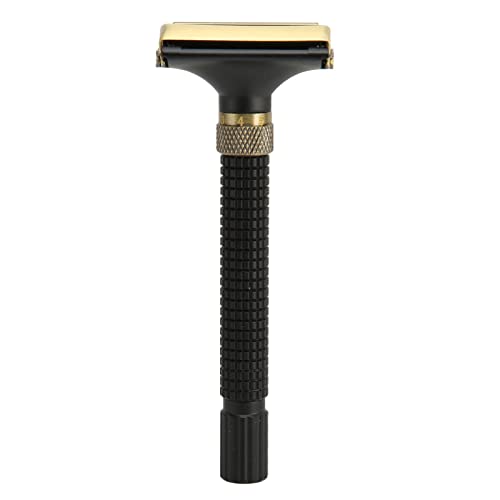 Vomeko Trimmer de seguridad de doble borde reutilizable Slip Slip Resistant Metal Men Timmer para macho, R egalos de recortador de barba para hombres