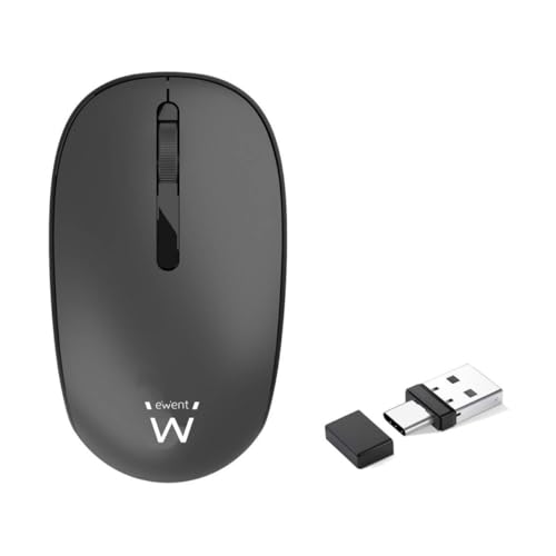 Ewent EW3206 rat n Universal Ambidextro RF inal mbrico ptico 1000 DPI