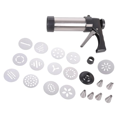 Kit de prensa de moldes para cortar galletas, extrusores de pastelería, boquilla, crema; herramienta de decoración de pasteles para prensa de galletas