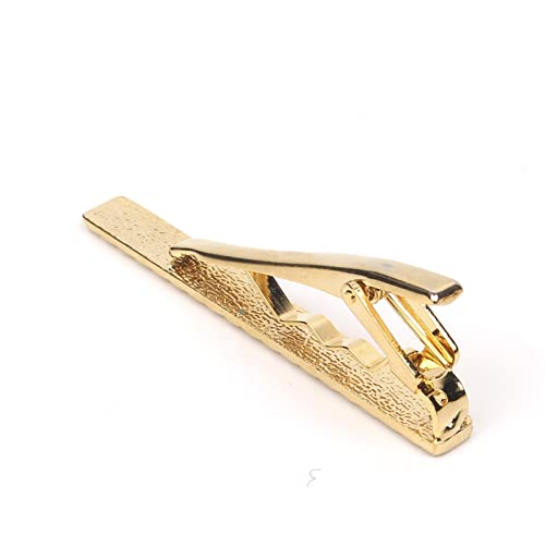 LSTGJ Goldren Tie Clip Voor Mannen Klassieke Meter Tie Clips Legering Tie Emaille Tie Kraag Pin Crystal Business (Hoofdsteen Kleur: Zilver, Metaalkleur: LDJ3803) - Image 8