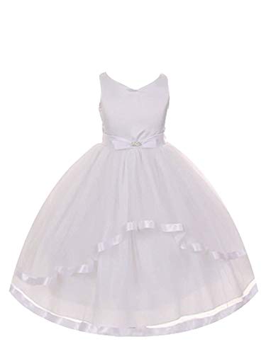 Image of SOFYANA Girl's Satin A-Line Maxi Dress