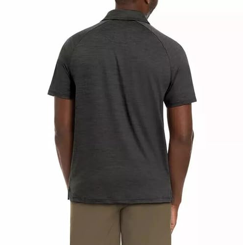 Polo de rendimiento para hombre Hurley con tejido ultra suave, elástico y que absorbe la humedad (EE.UU., Alpha, Small, Regular, Negro) miniatura 2