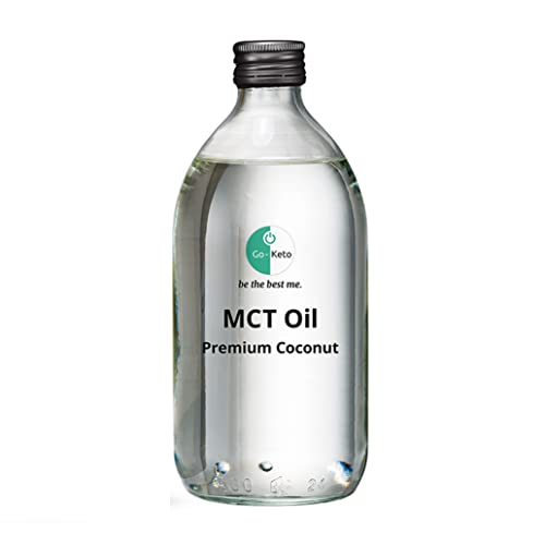 Go-Keto MCT Oil, 500 ml | Aceite MCT C8/10 prémium, 100 % de aceite de coco sin aceite de palma | Perfecto para la dieta ceto | Crema de café ceto ideal para un Bulletproof Coffee o un batido ceto Cover