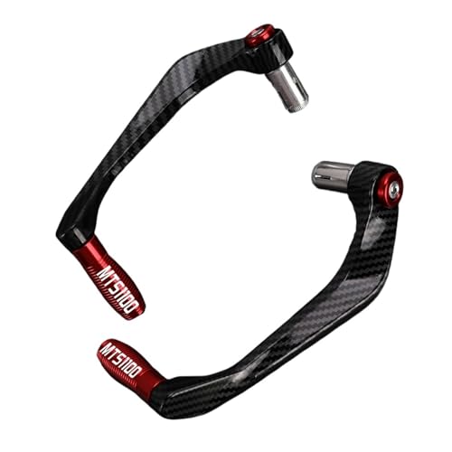 Protège-mains moto de précision rouge pour guidon MTS1100 2007 2008 2009