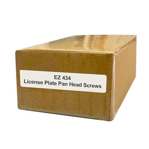 CarBowz EZ Line License Plate Screws and Bolts (Pan Head)