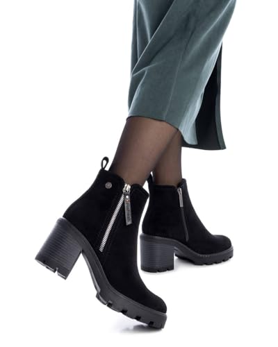 Bottines femme noir look décontracté Refresh taille 39