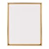 Kate and Laurel Calter Framed Linen Fabric Pinboard, 21.5x27.5, Gold