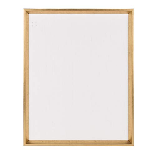 Kate and Laurel Calter Framed Linen Fabric Pinboard, 21.5x27.5, Gold by Kate and Laurel - Image 4
