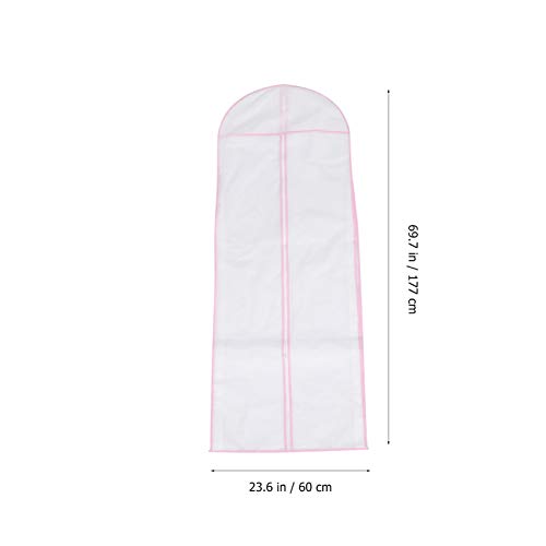 VALICLUD Bolsa para vestido de casamento para viagem, bolsa de armazenamento de poeira para vestido