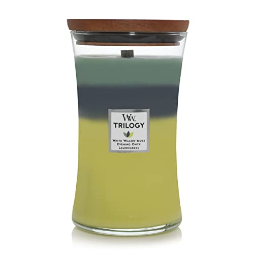 WoodWick Trilogy Woodland Shade Classic Hourglass Jar Candle