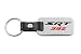 HEM HIGH-END MOTORSPORTS SRT 392 Chrome Key Chain Fob - Black & Red Engraved Logos - Made in USA - Challenger - Charger
